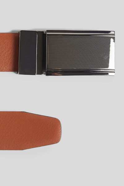 Ceinture cuir et métal
