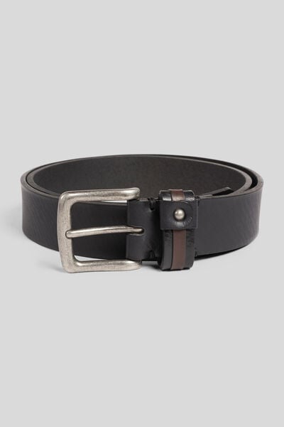 Ceinture casual en cuir pleine fleur
