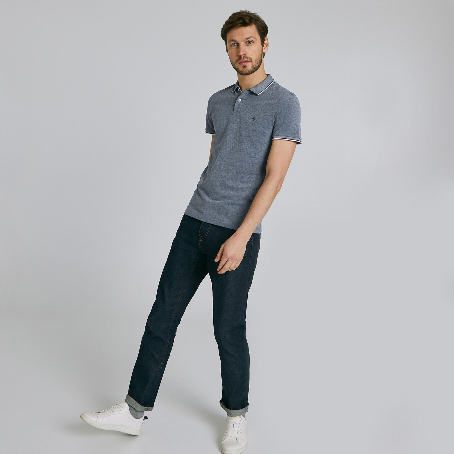 Polo manches courtes regular uni