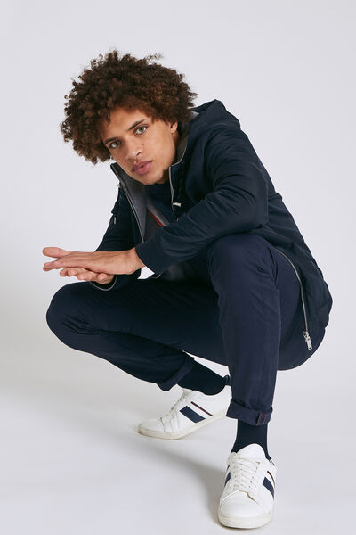 Blouson réversible à capuche