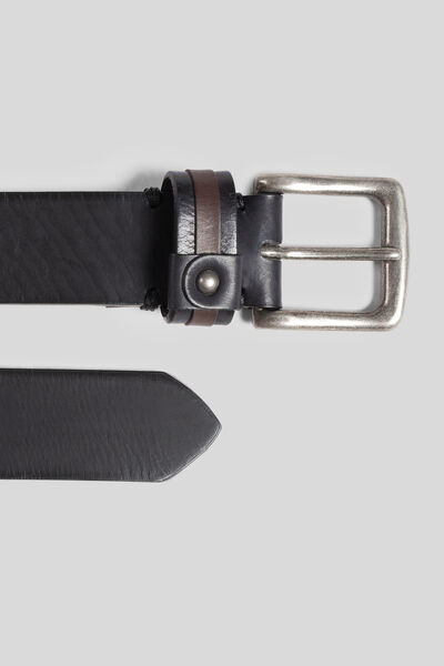 Ceinture casual en cuir pleine fleur