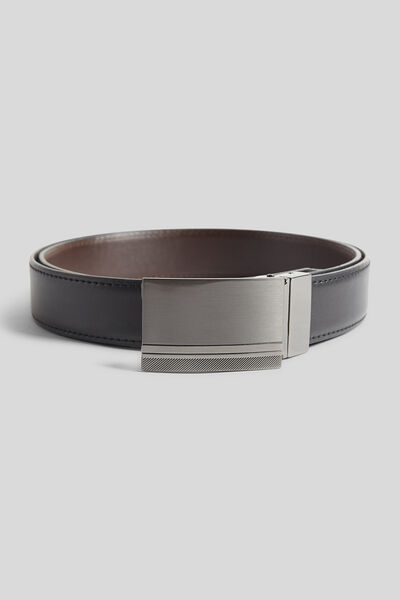 Ceinture en cuir et métal