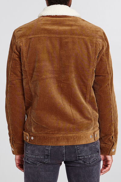 Blouson velours doublé faux mouton