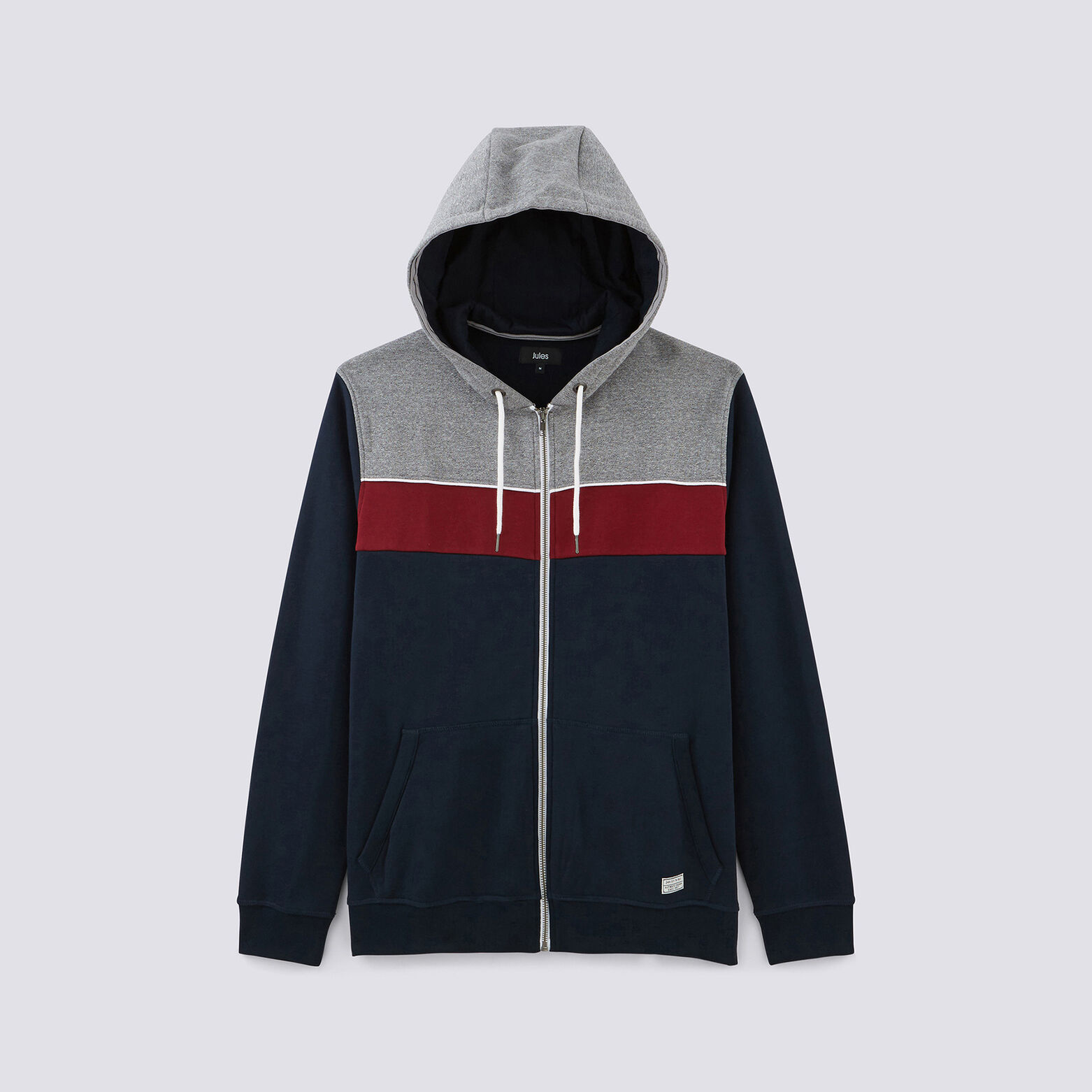 Gilet zippé à capuche