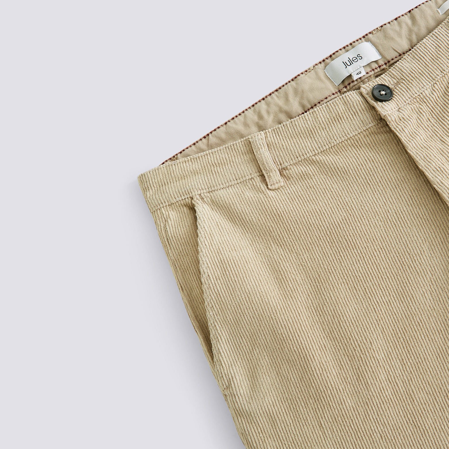 Chino coupe slim en velours