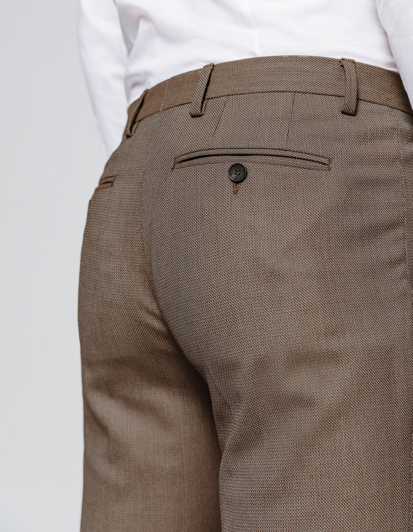 Pantalon de costume slim motifs jacquard