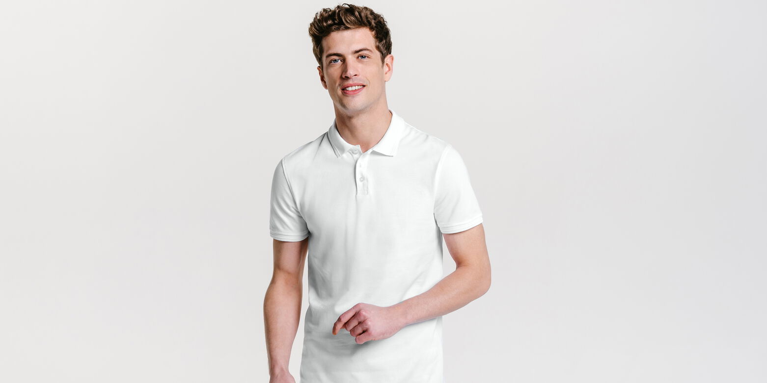 Polo manches courtes uni