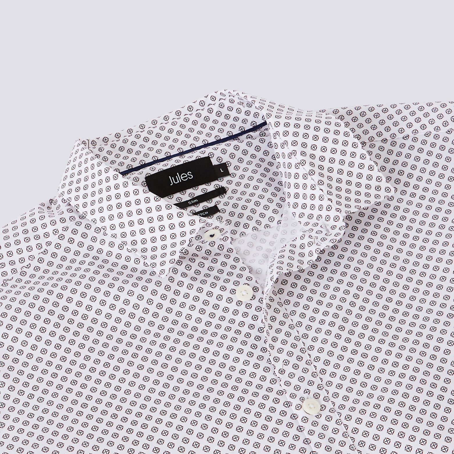 Chemise slim imprimée viseur