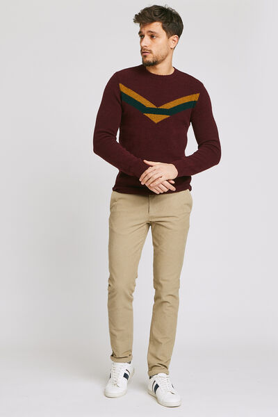 Chino coupe slim en velours