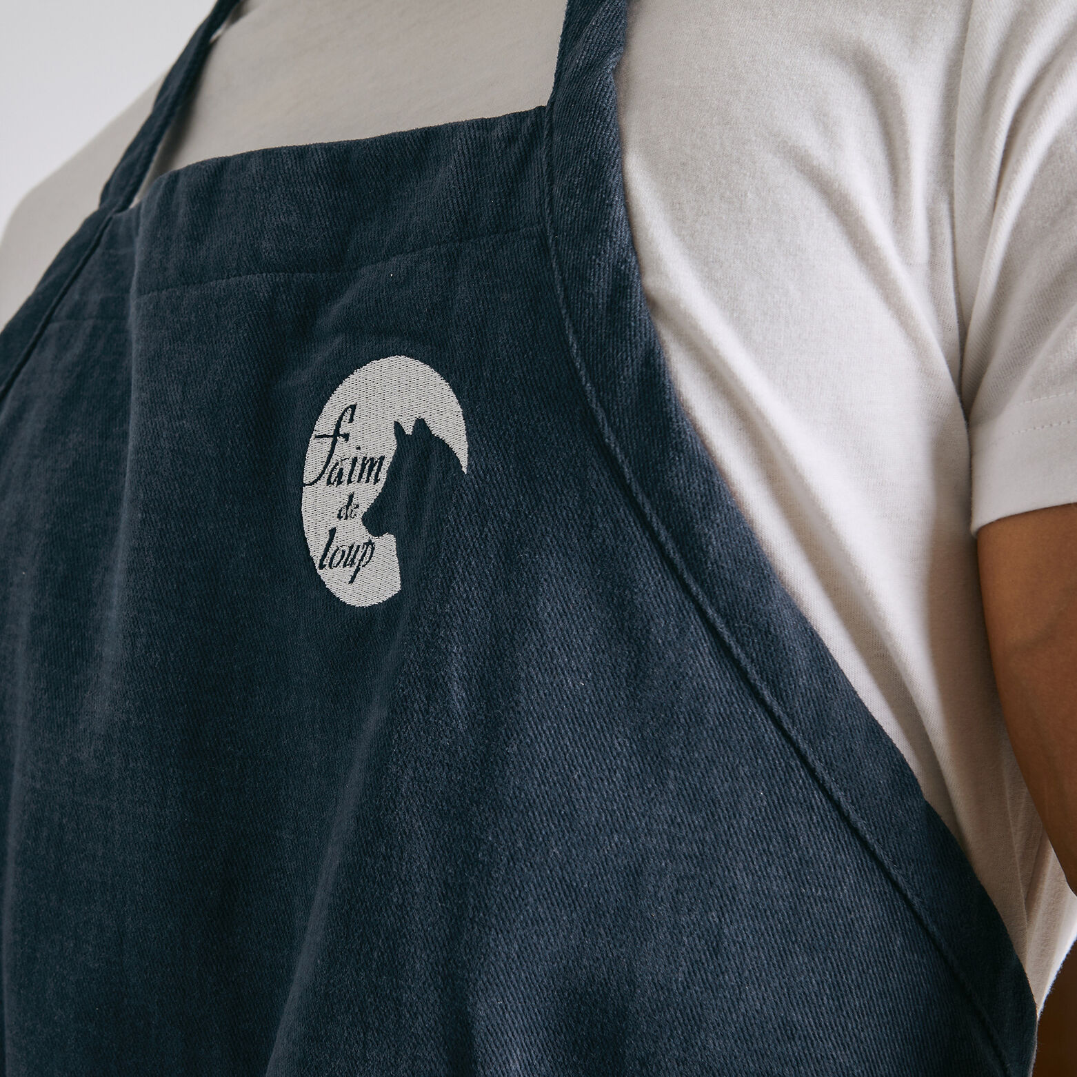 Tablier de cuisine en coton « Faim de loup »