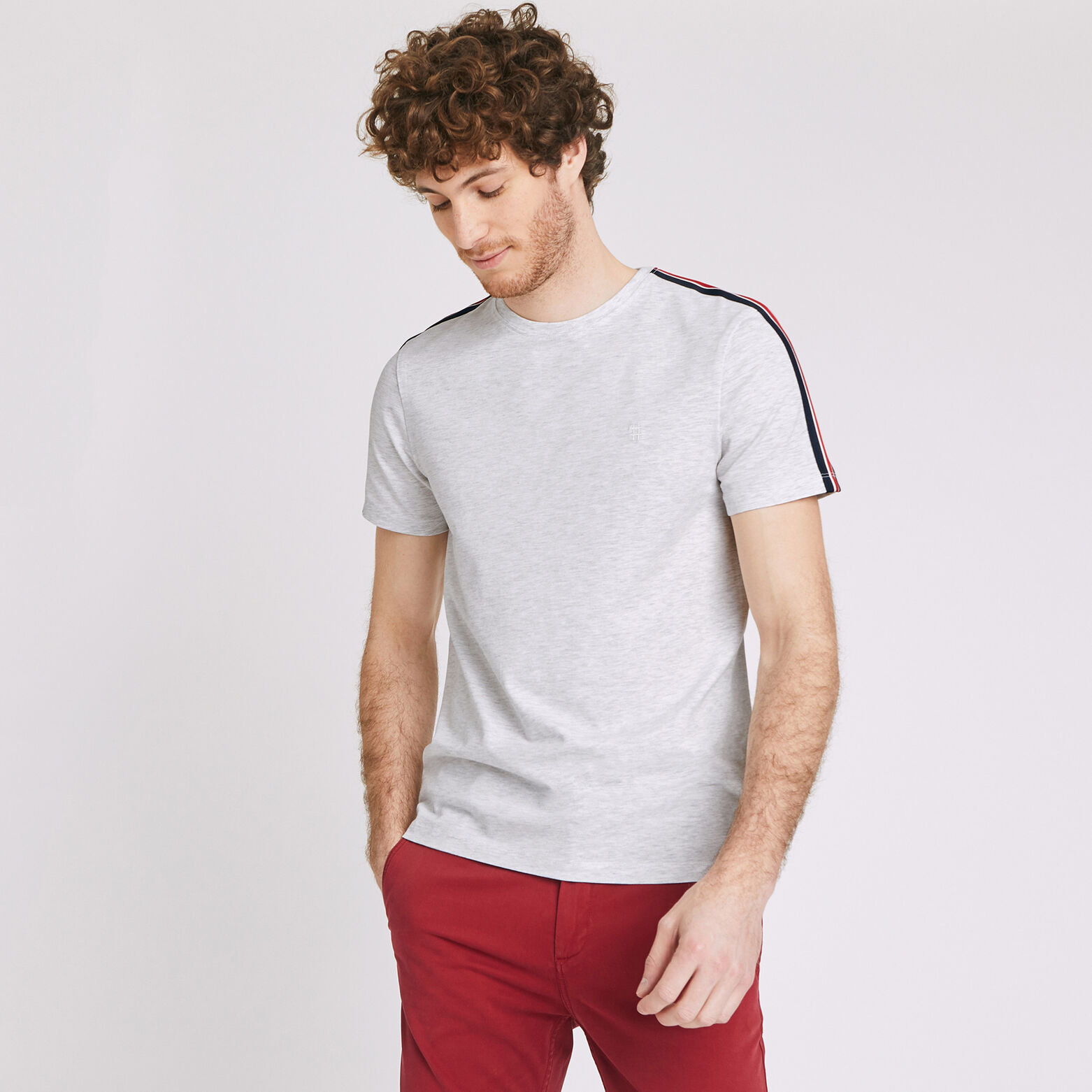 T-shirt bandes manches