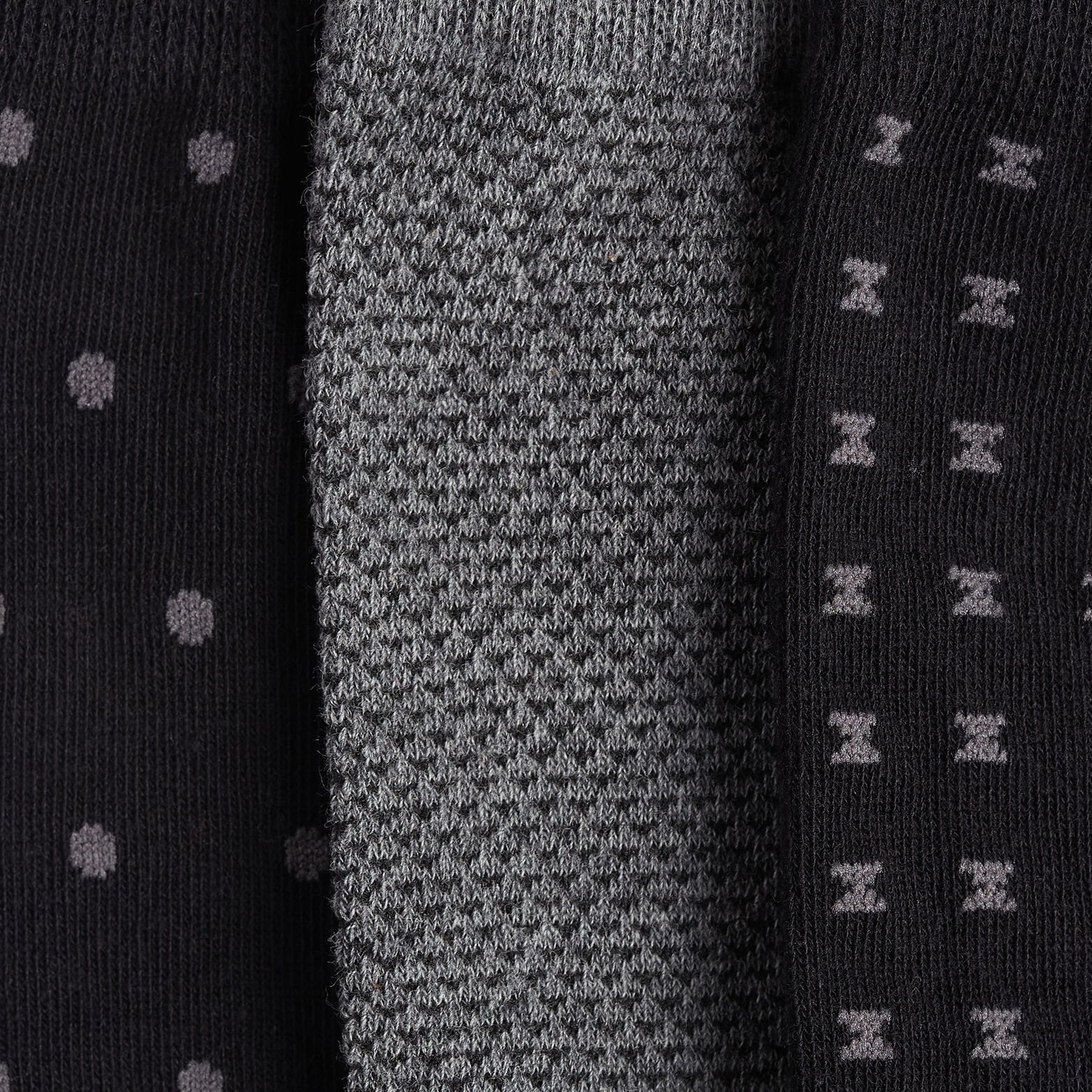Chaussettes à motifs par lot de 3