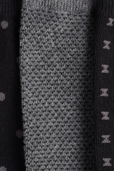 Chaussettes à motifs par lot de 3