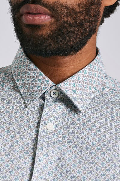 Chemise regular imprimée géométrie