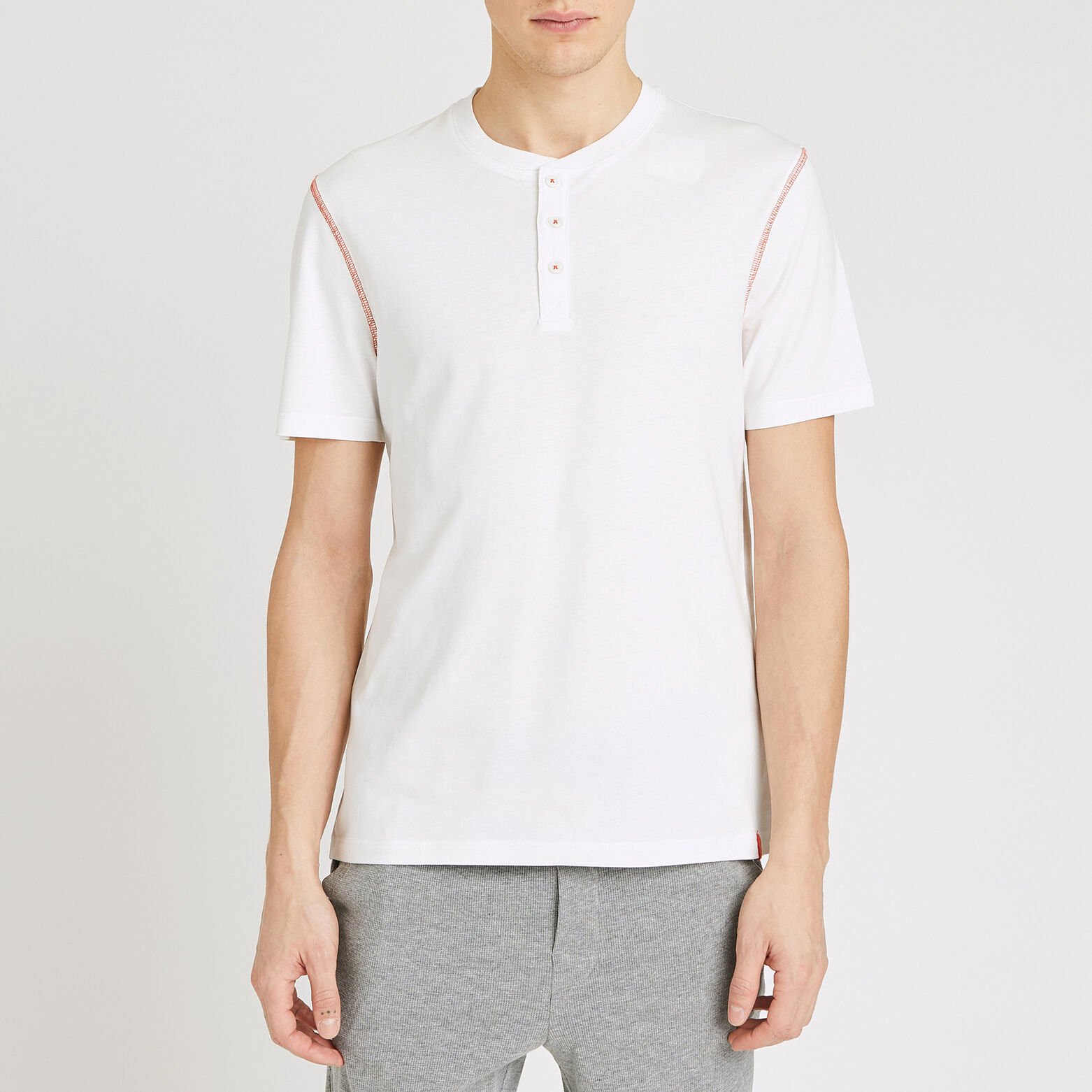 Tee shirt pyjama col tunisien