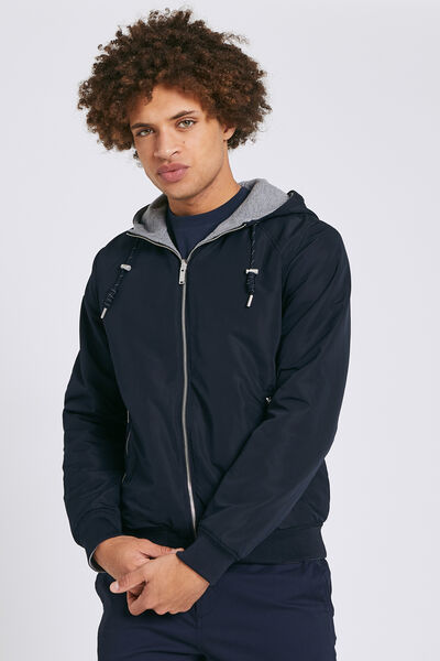 Blouson réversible à capuche