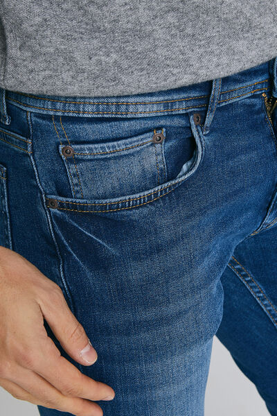 Jean skinny #Max  4 longueurs  bleu foncé