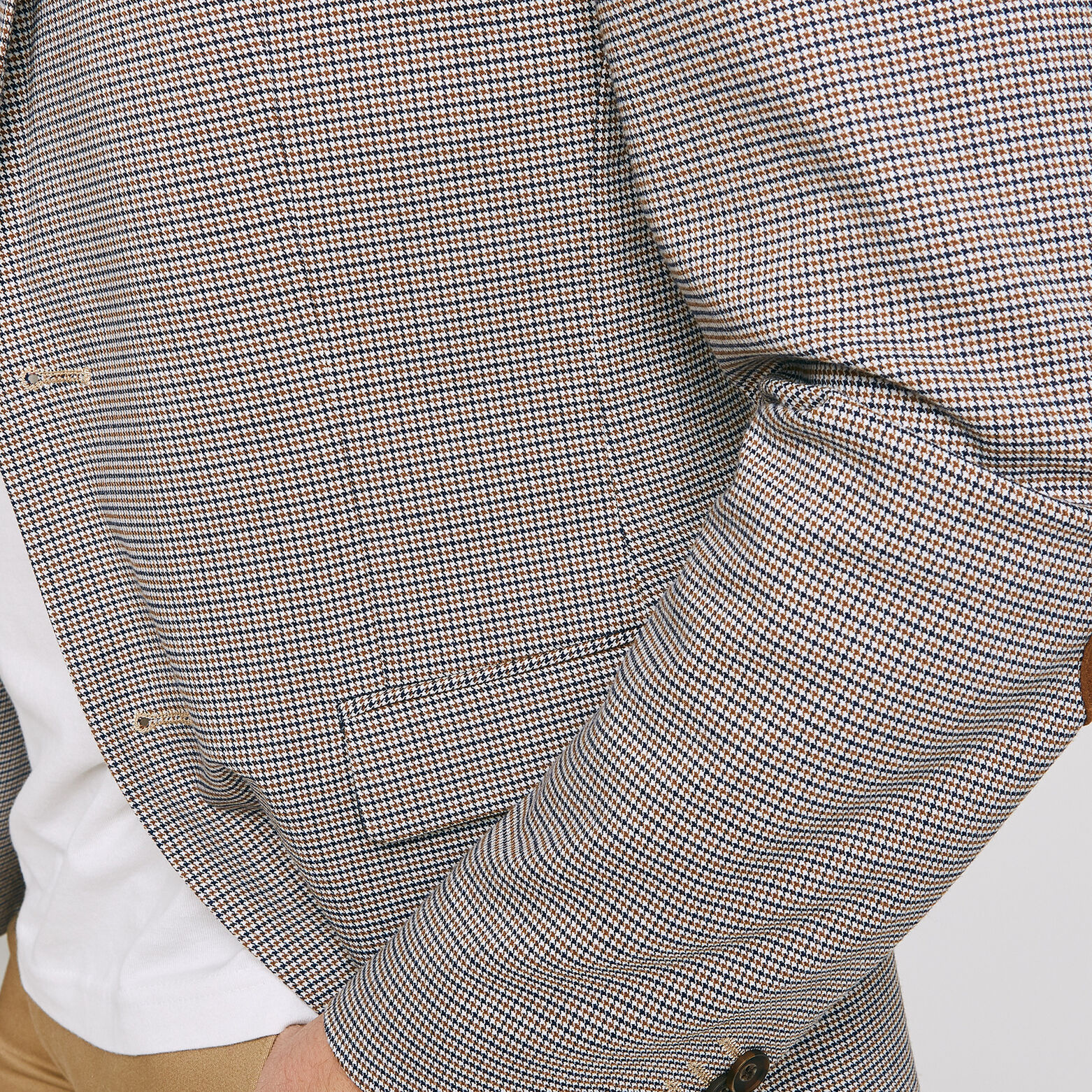 Veste de costume à carreaux