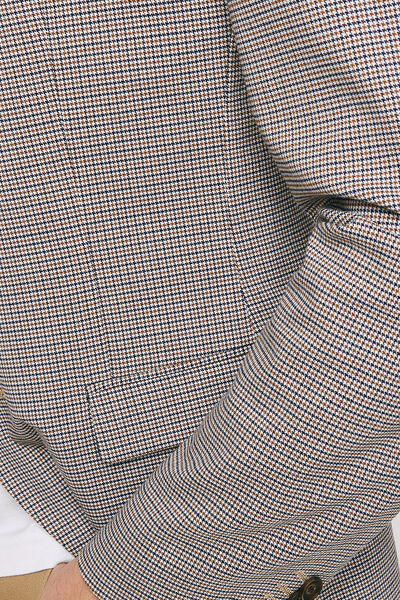 Veste de costume à carreaux