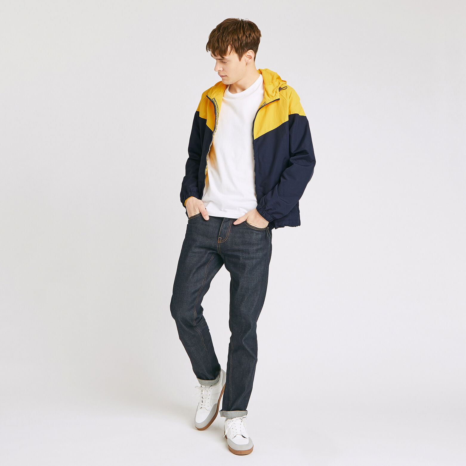 Blouson léger colorblock