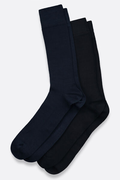 Lot de 2 paires de chaussettes en coton