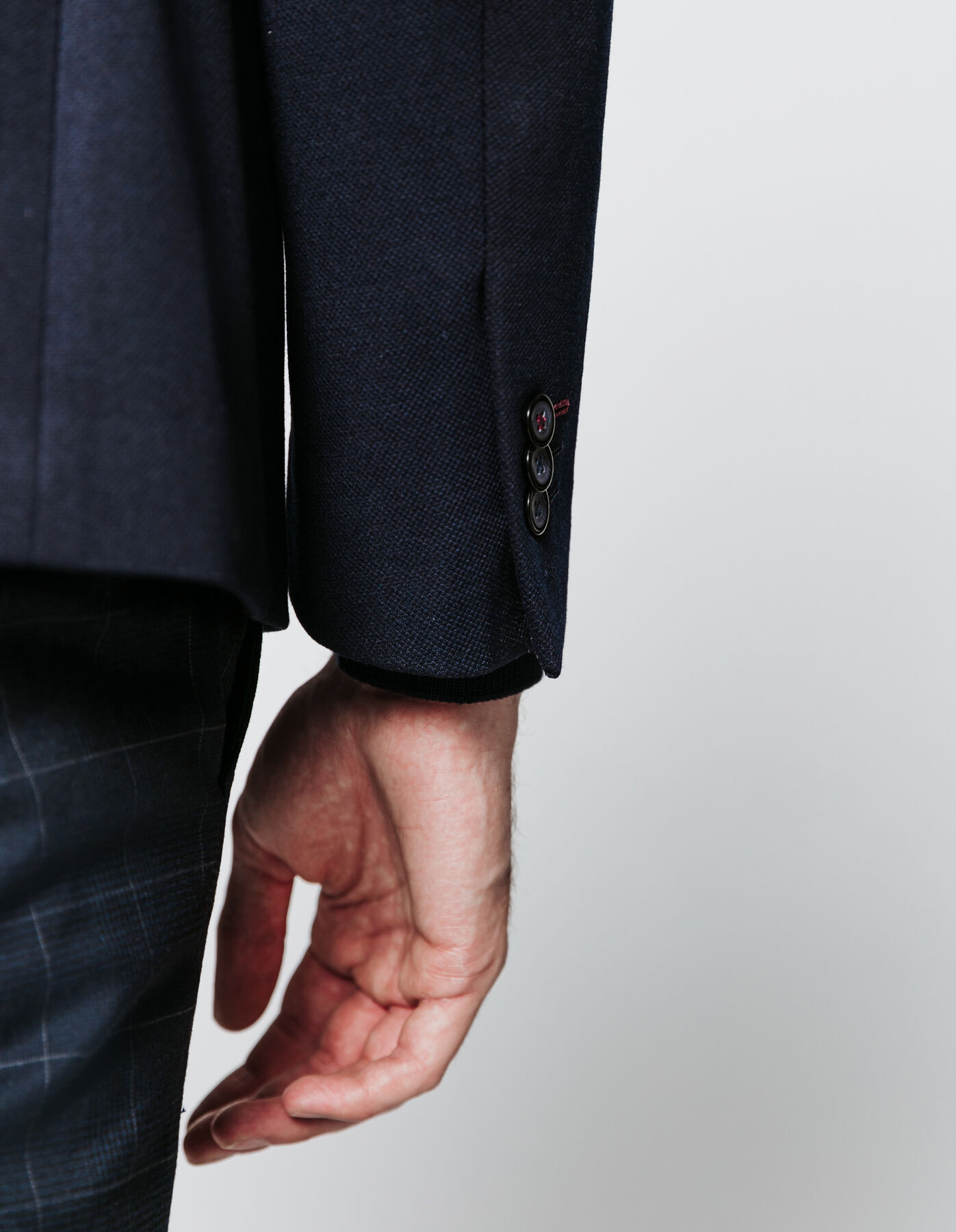 Veste blazer slim maille piquée