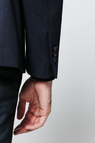 Veste blazer slim maille piquée