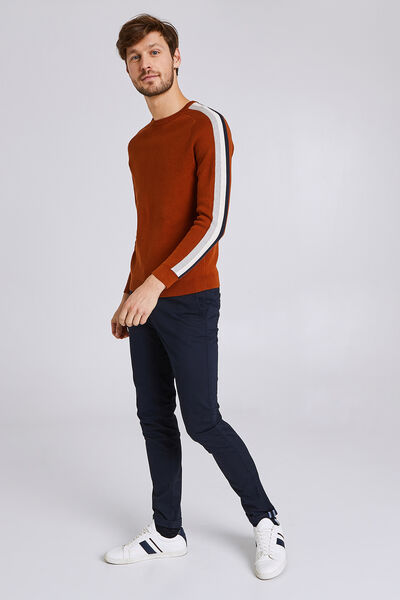 Pull milano avec bandes