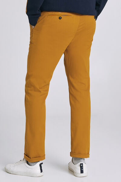 Pantalon chino droit canvas