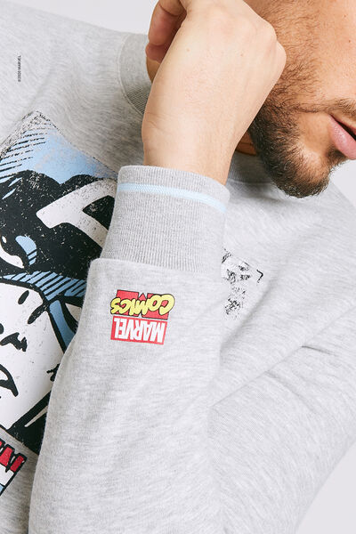 Sweat imprimé licence MARVEL CAPTAIN AMERICA
