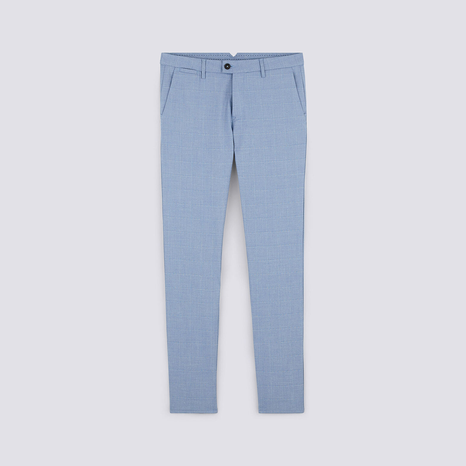 Pantalon chino à carreaux