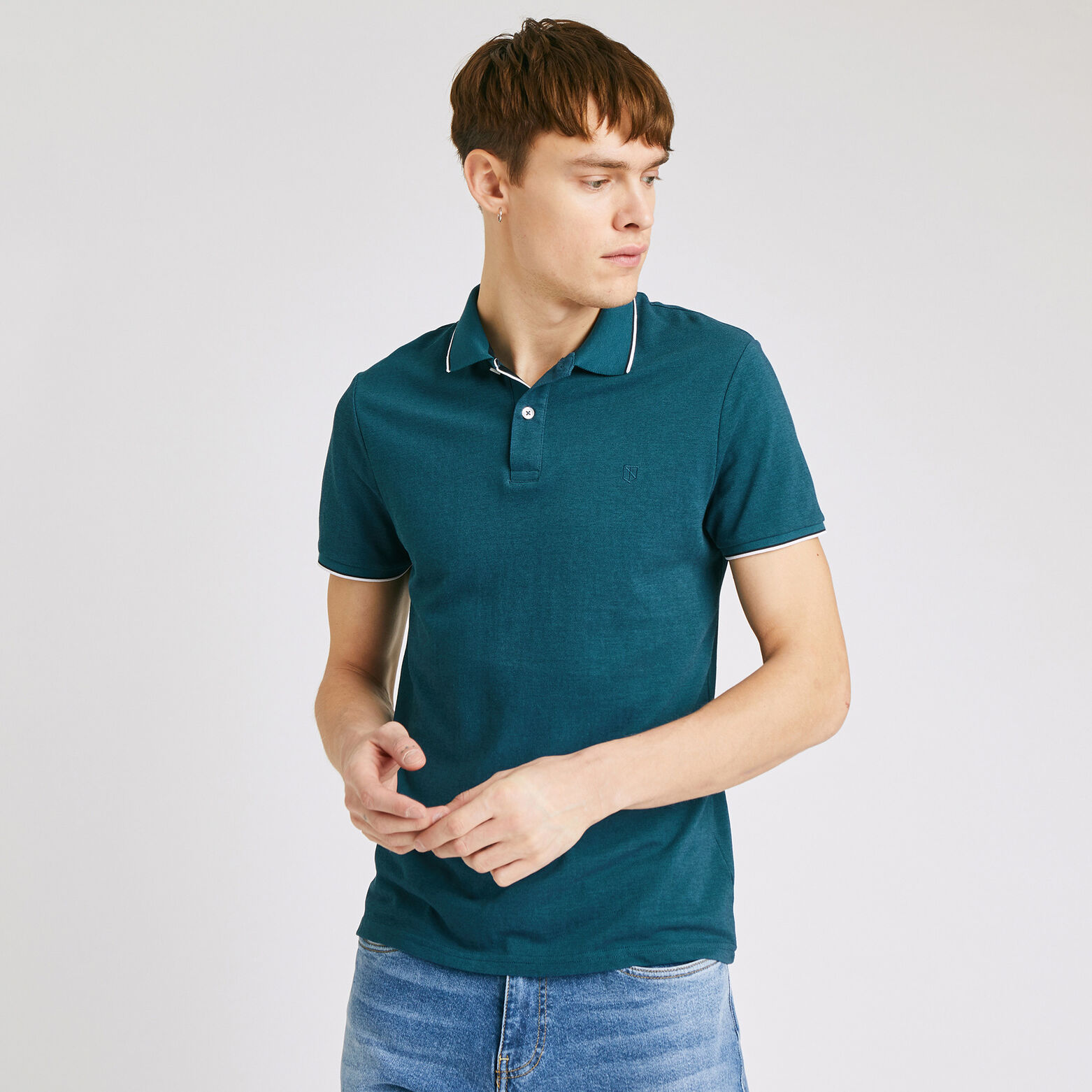 Polo manches courtes regular uni