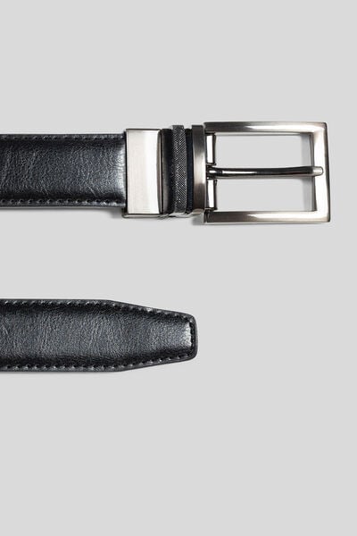 Ceinture cuir et métal