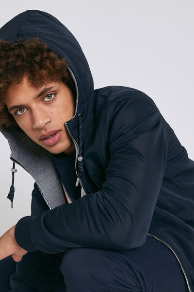 Blouson réversible à capuche