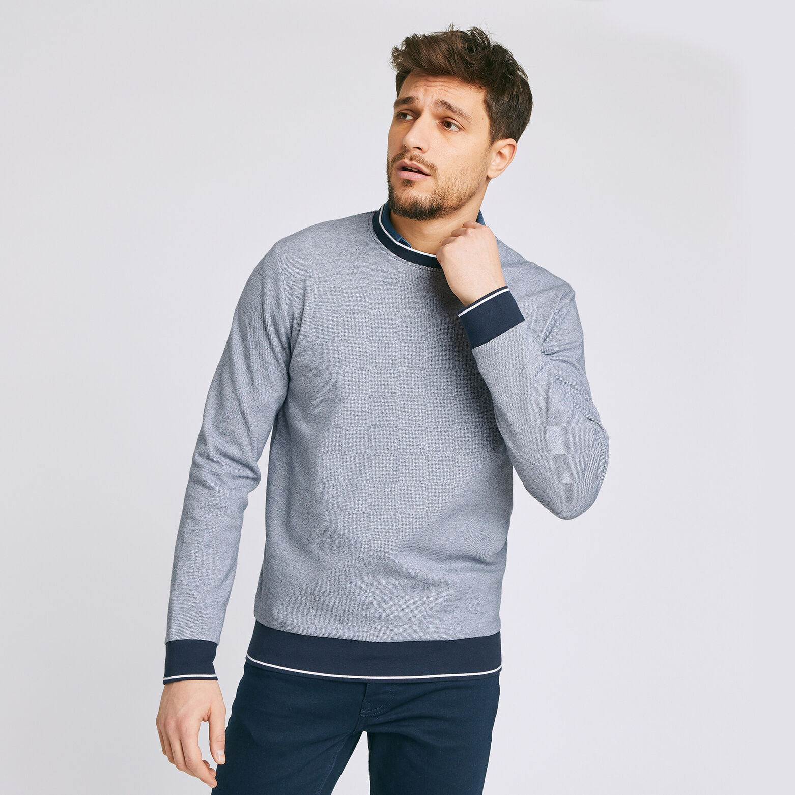 Sweat en maille piquée