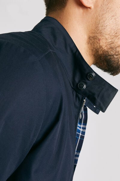 Blouson zippé léger col montant