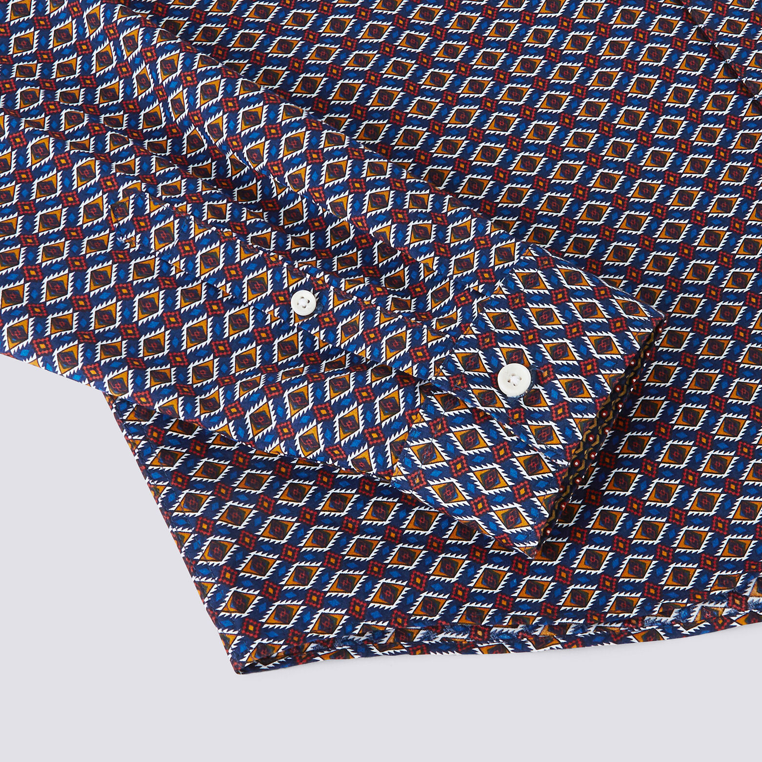 Chemise regular imprimés aztèques oeil de chat cot