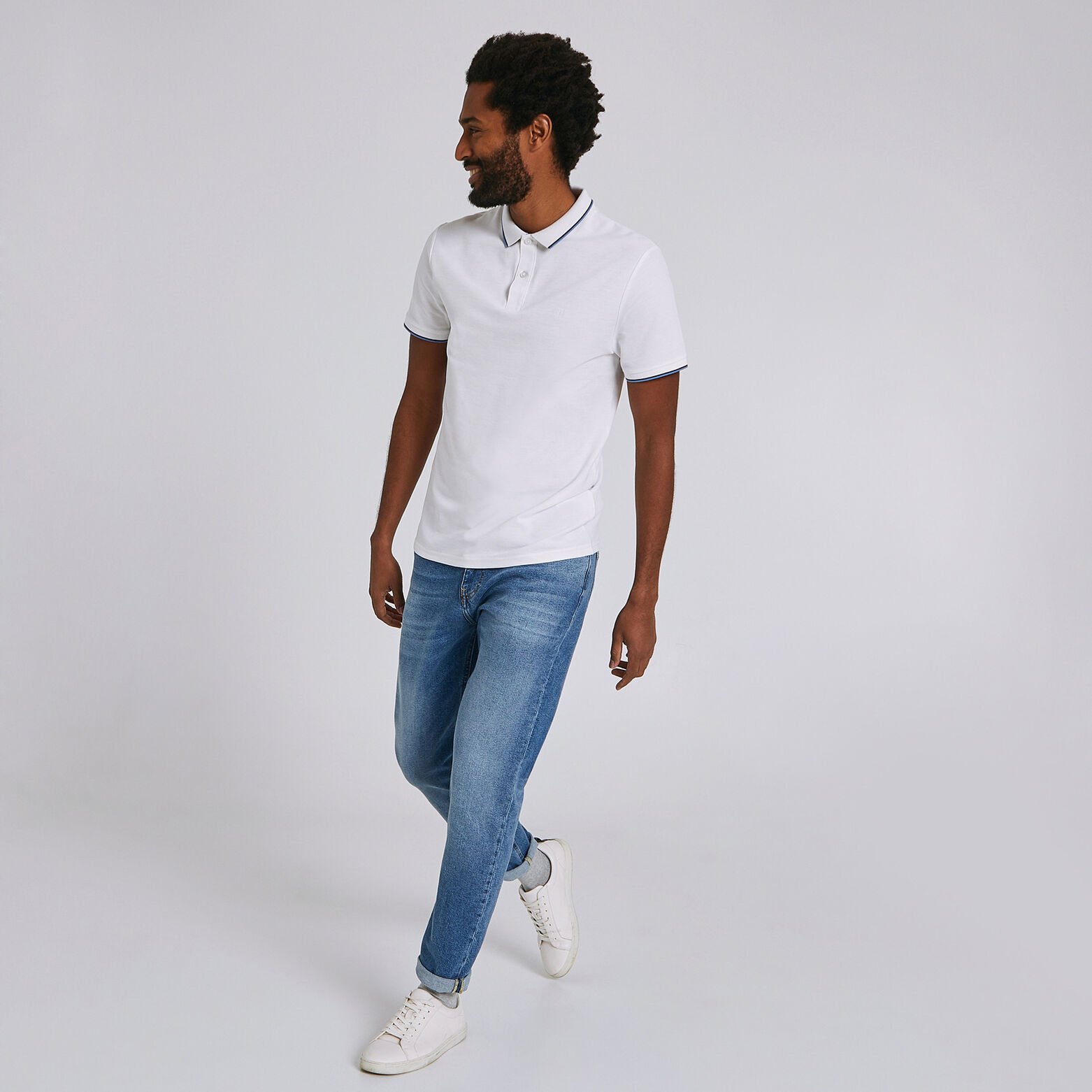 Polo manches courtes regular uni