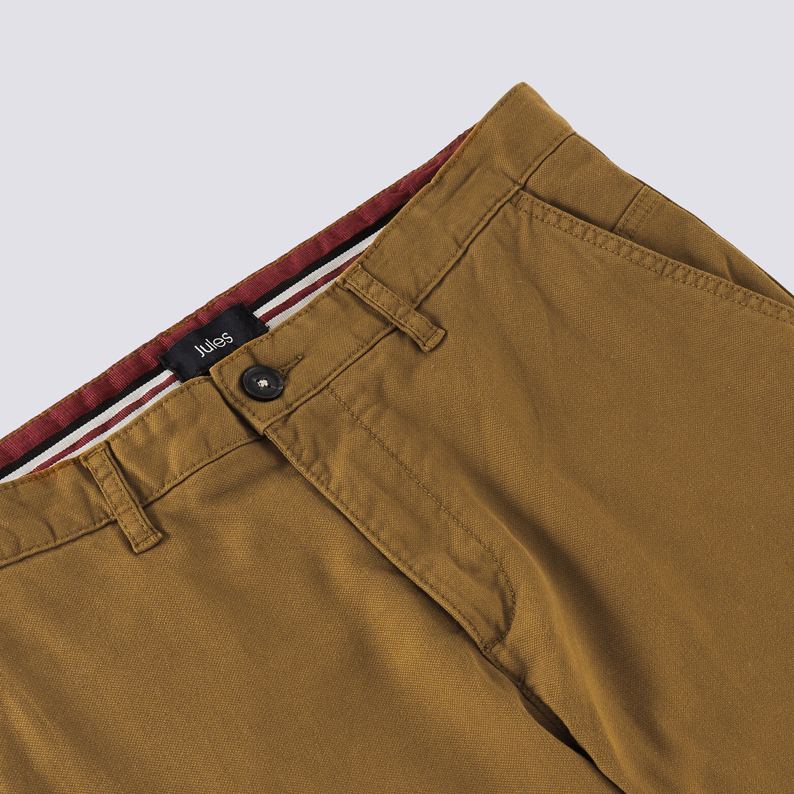 Pantalon chino droit canvas