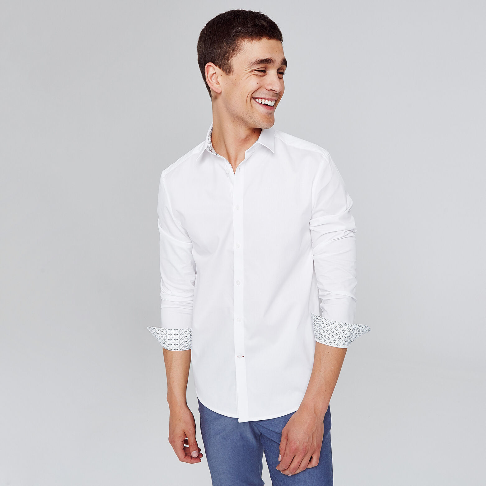 Chemise coupe Regular armurée