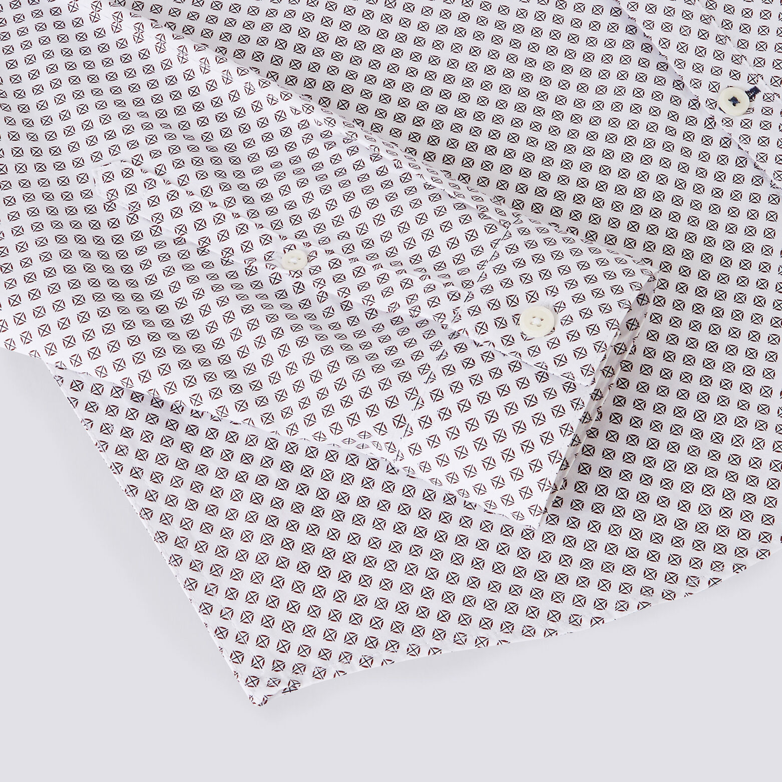 Chemise slim imprimée viseur