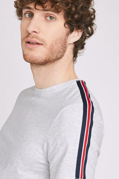 T-shirt bandes manches