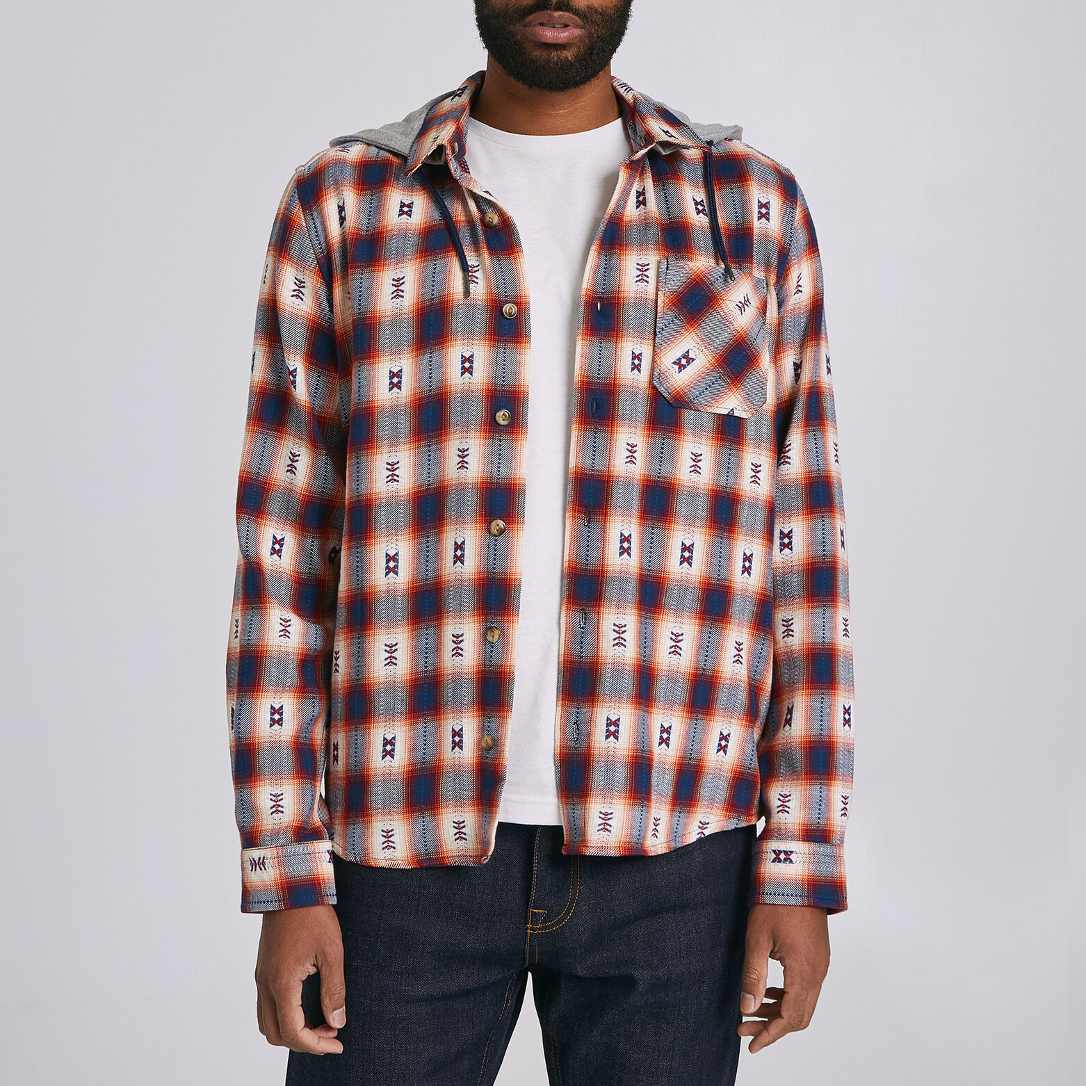 Chemise à carreaux regular