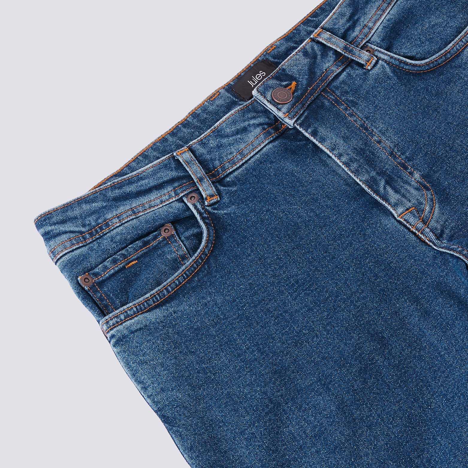 Jean straight délavé vintage