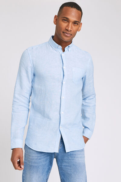 Chemise regular lin
