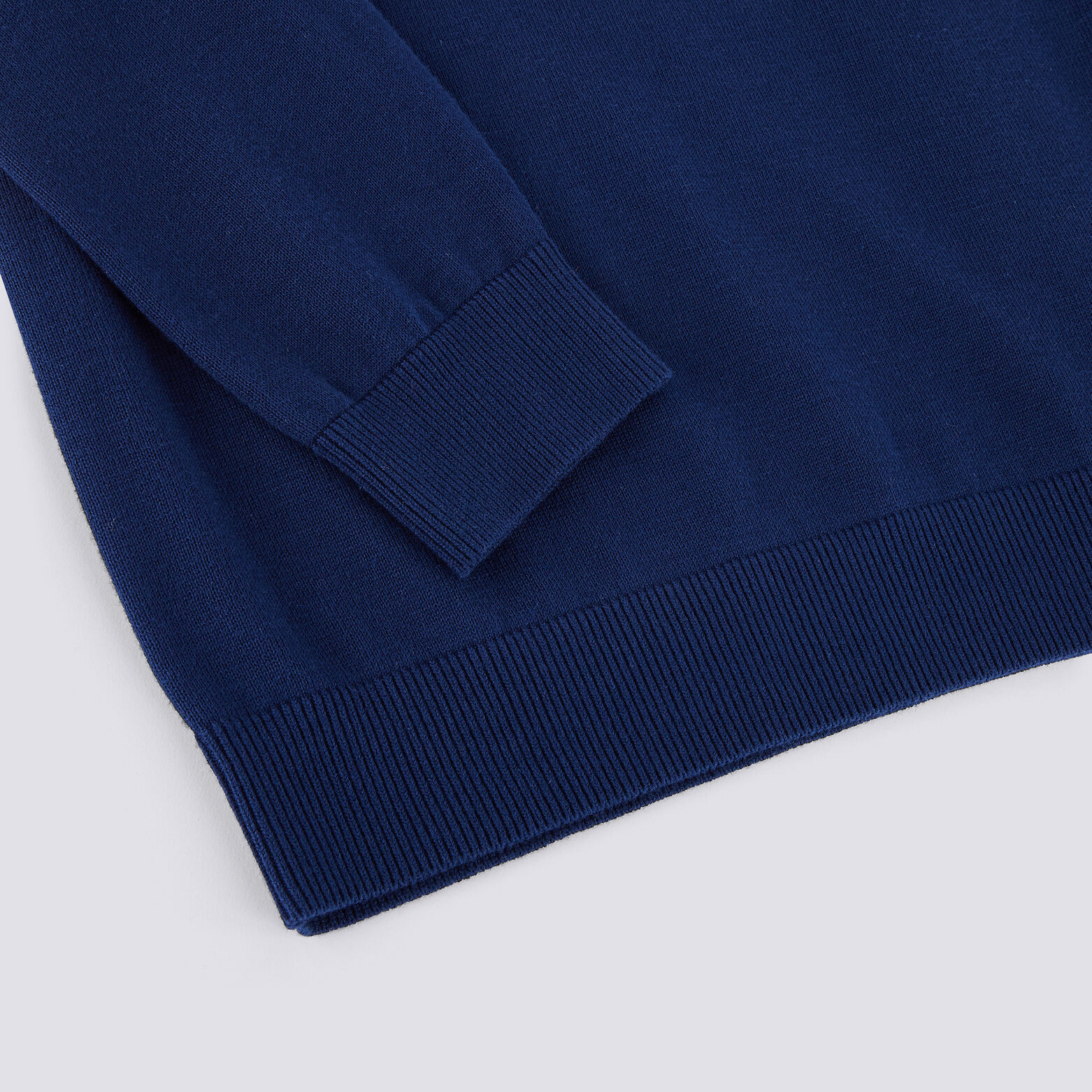 Pull jersey poche Jacquard