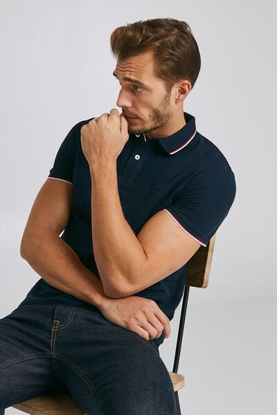 Polo manches courtes regular uni