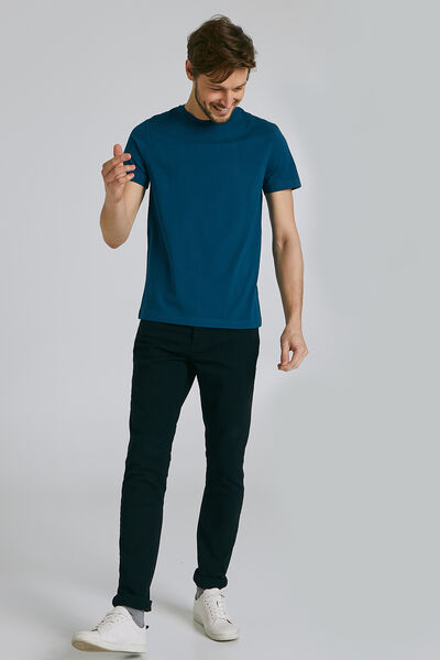 Tee-shirt uni col rond