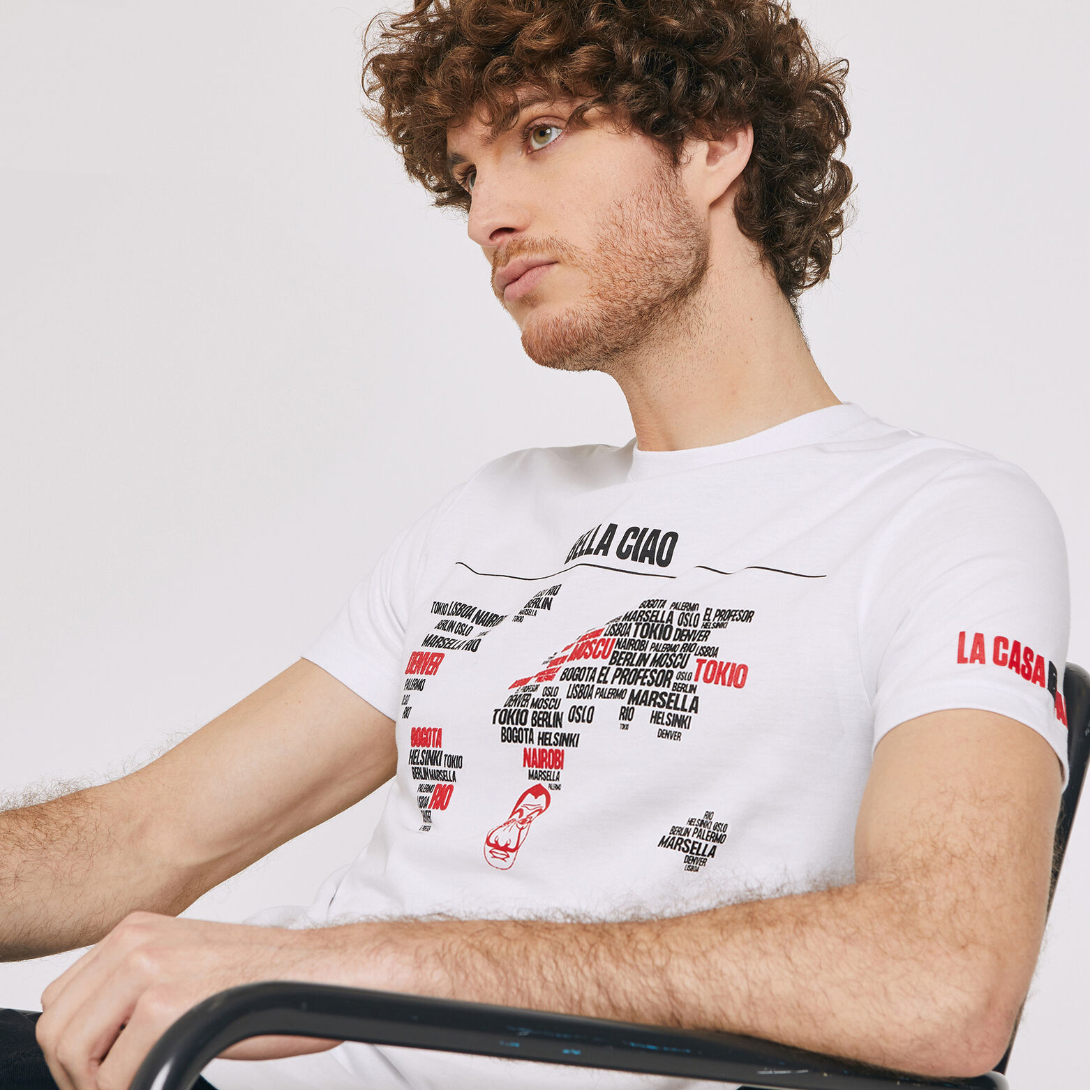 Tee shirt col rond NETFLIX La Casa de Papel