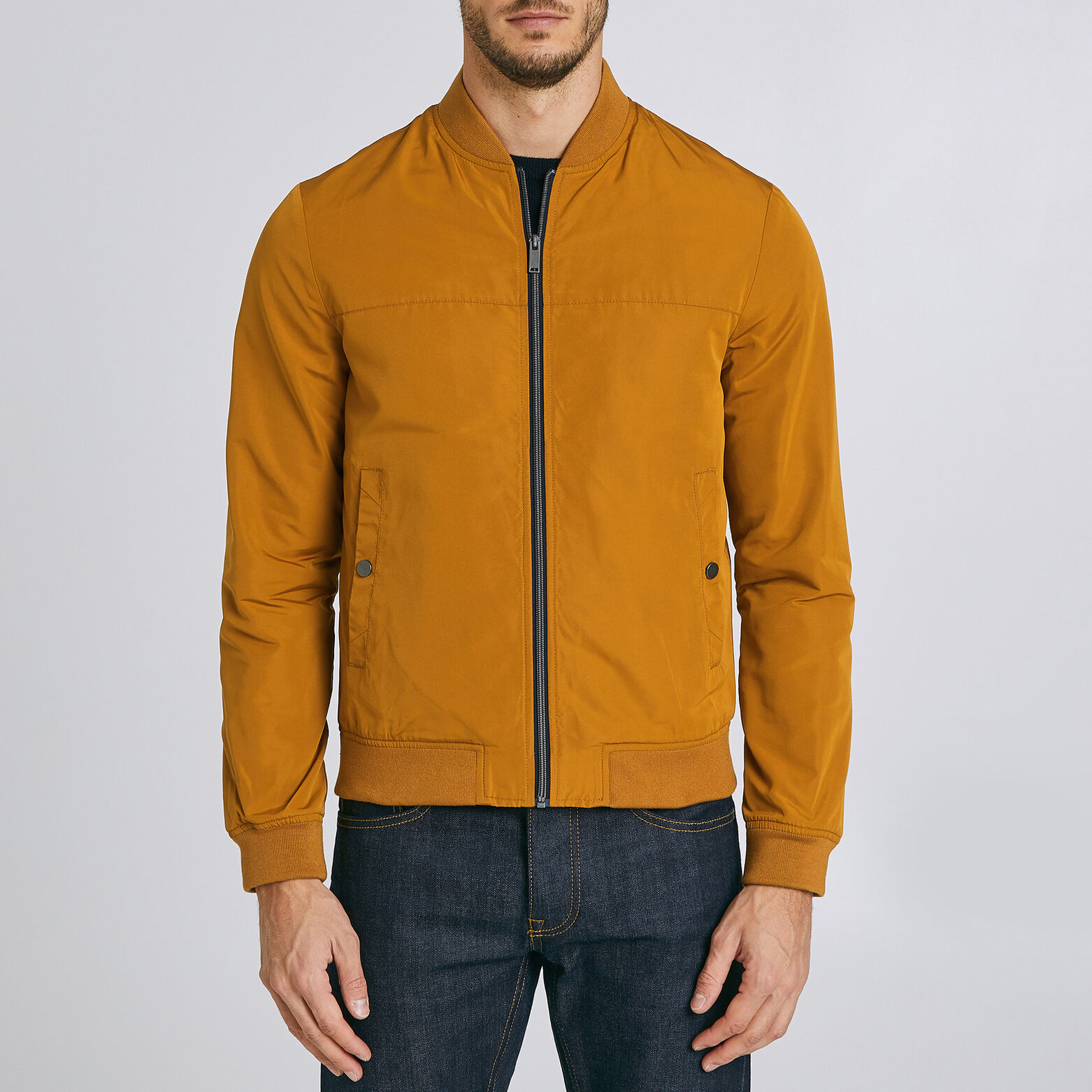 Blouson bomber col teddy déperlant